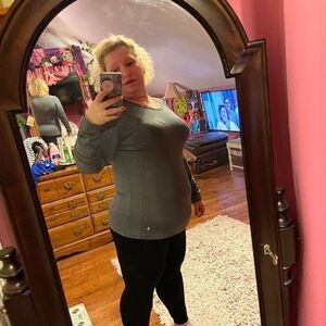 Danskin Now XXL Gray workout T-Shirt Long Sleeved